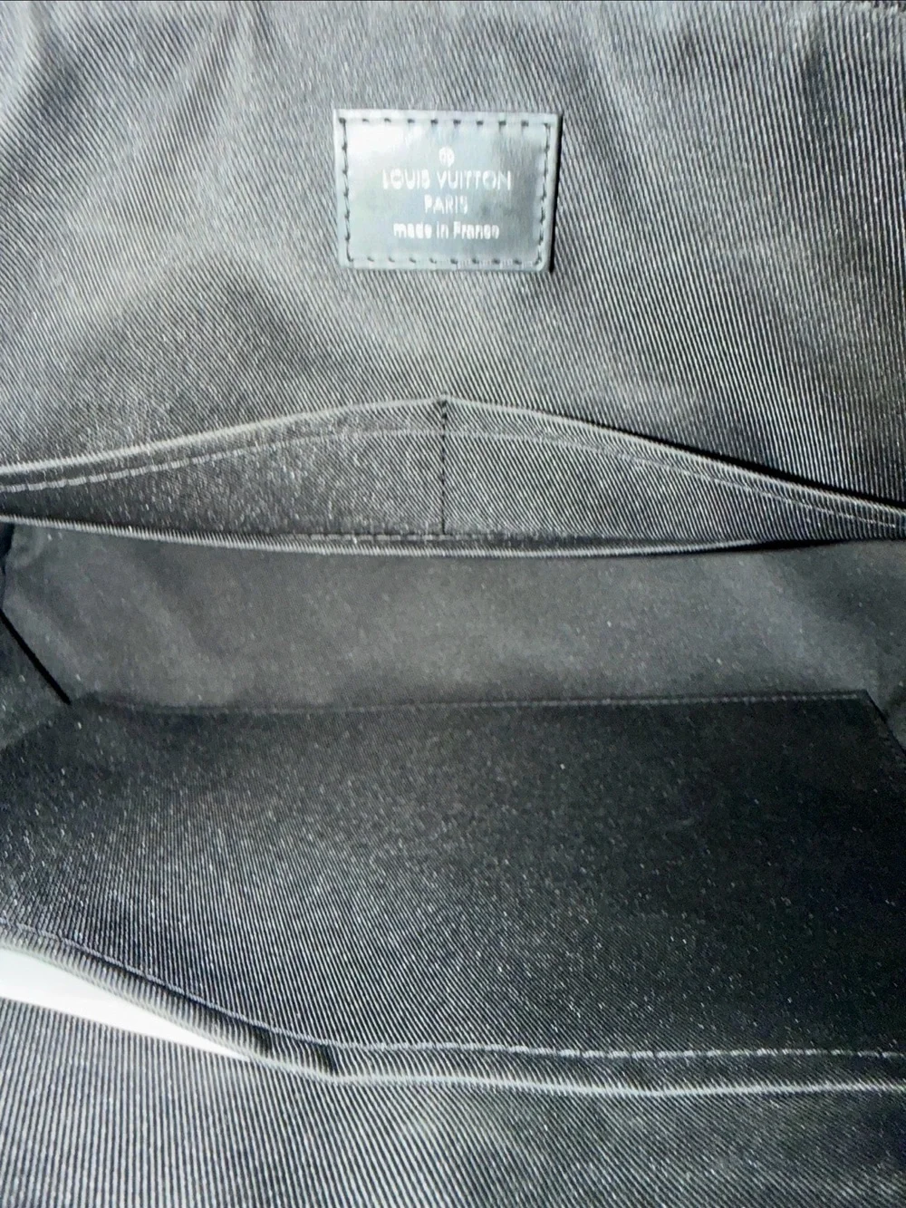 Louis Vuitton Explorer Monogram Eclipse Messenger Bag in Black